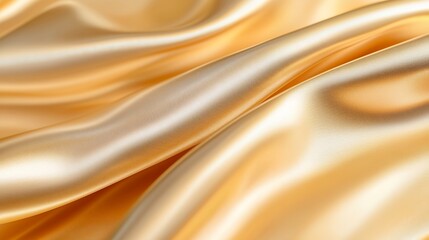 Gold Fabric Waves