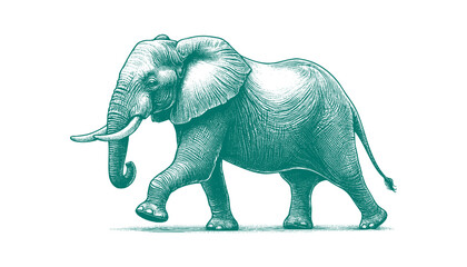 Obraz premium elephant vector