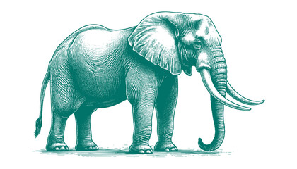 Fototapeta premium elephant vector