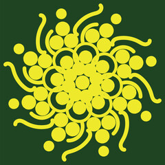 Intricate Mandala Design with Floral and Geometric Patterns – Detailed Symmetrical Ethnic Art, Boho Style Illustration for Meditation, Yoga, Spirituality, and Decorative Background Use