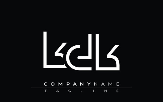 KDK abstract letter design. Modern Business Logo Design With Abstract Typography and Contemporary Style