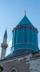 Konya city  Turkey Mevlana tomb landscape