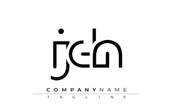 JDN abstract letter design. Modern Business Logo Design With Abstract Typography and Contemporary Style