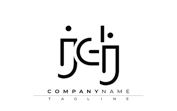 JDJ abstract letter design. Modern Business Logo Design With Abstract Typography and Contemporary Style