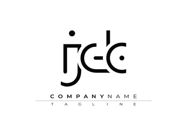 JDC abstract letter design. Modern Business Logo Design With Abstract Typography and Contemporary Style
