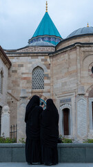 Konya city  Turkey Mevlana tomb landscape