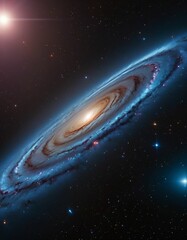 fictional space and spaceship views with fine details and differences from each other