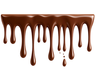 Melted chocolate drips (3)