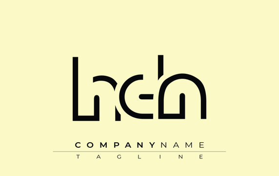HDN abstract letter design. Modern Business Logo Design With Abstract Typography and Contemporary Style