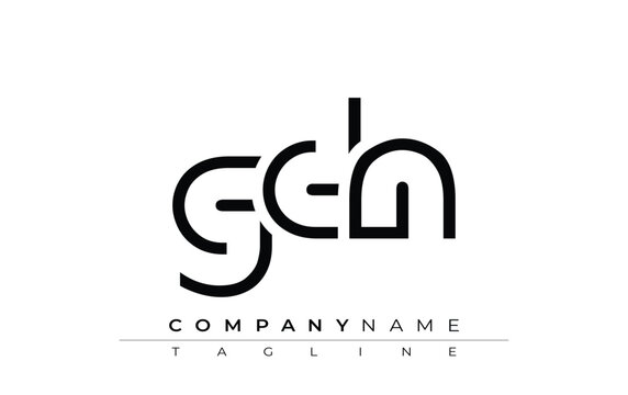 GDN abstract letter design. Modern Business Logo Design With Abstract Typography and Contemporary Style
