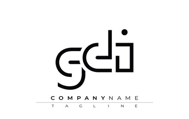 GDI abstract letter design. Modern Business Logo Design With Abstract Typography and Contemporary Style © drawfastpro