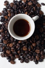 café grãos xicara coffee 