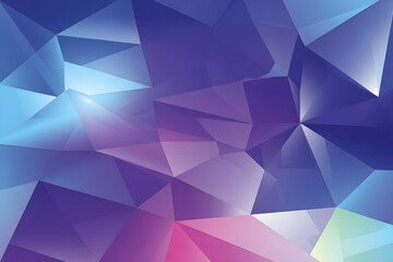 Fototapeta premium Blue to Purple Gradient Polygon Background – Modern Abstract Design