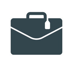 Minimalist Graphic of a Business Briefcase
