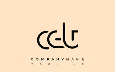 CDT abstract letter design. Modern Business Logo Design With Abstract Typography and Contemporary Style