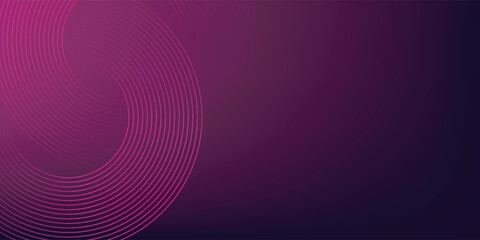 Warm color circles lines round frame, dynamic vector