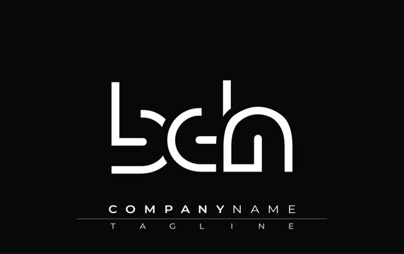 BDN abstract letter design. Modern Business Logo Design With Abstract Typography and Contemporary Style