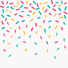 Colorful confetti abstract background design