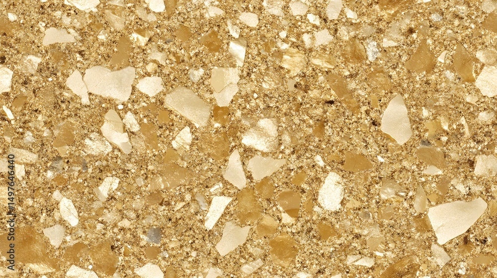 Poster this close-up image showcases a textured surface composed of numerous small, irregularly shaped piec