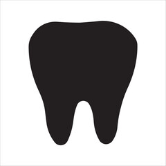 Tooth, linear icon. Line with editable stroke