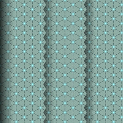 Seamless Futuristic Neon Geometric Pattern with Glowing Light Grid