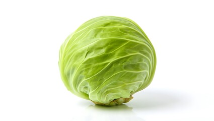 Fototapeta premium Fresh green cabbage head images, east asian, photos, south asian indigenous hispanic or latinx illustration, horizontal