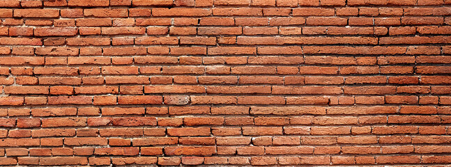 old red brick wall texture background
