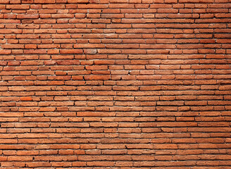 old red brick wall texture background