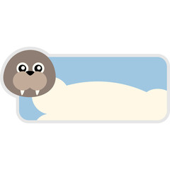 Animal Name Tag Label