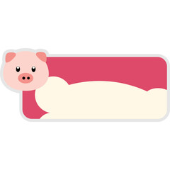 Animal Name Tag Label