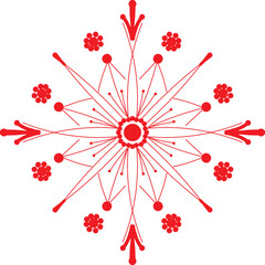 Intricate Mandala Design with Floral and Geometric Patterns – Detailed Symmetrical Ethnic Art, Boho Style Illustration for Meditation, Yoga, Spirituality, and Decorative Background Use madala eps 10 