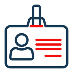 Personal Id Icon # Notary Pack Themes # Outline Color Style