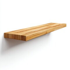 Floating Wooden Shelf Rustic Oak Design for Modern Home Decor