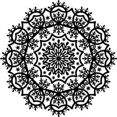 round lace ornament