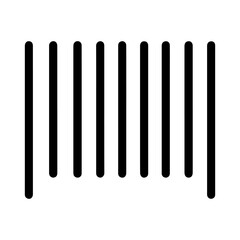 Barcode icon on white background vector
Vector line icon shopping and goods