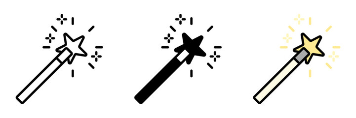 Magic Wand is a playful prop symbolizing magic, often used in fantasy-themed birthday parties.