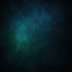 Obraz premium Dark green blue grainy gradient background