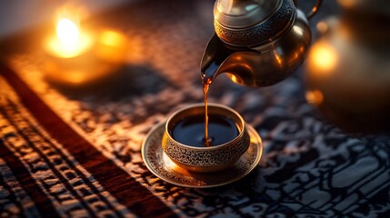 Golden Hour Tea Ceremony: A Moment of Tranquility