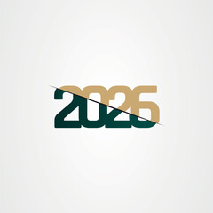 Creative 2026 Typography Logo in Bold Style