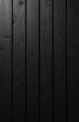 Fototapeta premium Dark wooden vertical texture. Black boards background. Generative AI illustration. Vintage timber, hardwood, textured material, rough surface. Great for design template or wallpaper.