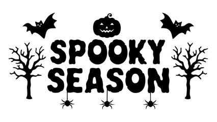 Fototapeta premium Spooky Season vector