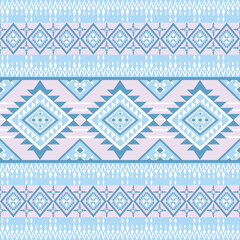 Geometric pattern in blue and pink colors