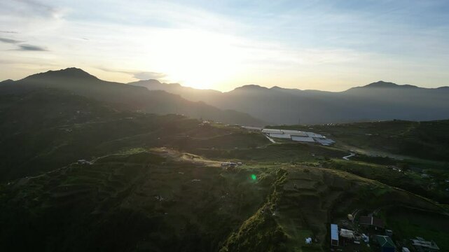 Morning view of Atok, Benguet, Philippines
