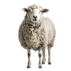 Obraz premium Sheep portrait, front view (1)