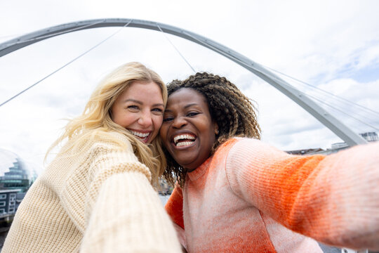 Shared Laughter in a Selfie