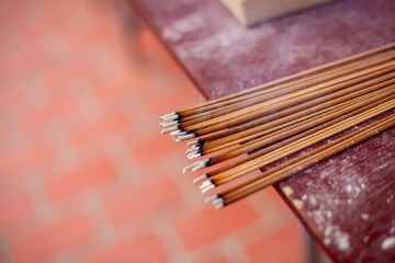 Smoke incense and pray for peace