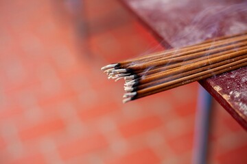Smoke incense and pray for peace