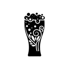 creative details beer glyph icon vector illustration 