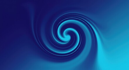 Abstract Swirling Blue and Navy Gradient Background