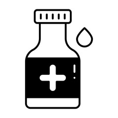 Obraz premium Syrup dualtone icon